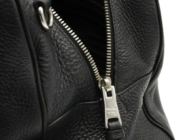 12020973 7 Prada 2WAY Leather Shoulder Bag Nero Black