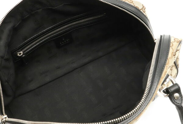 12021460 4 Gucci GG Twins Mini Bag Leather Khaki Beige Black