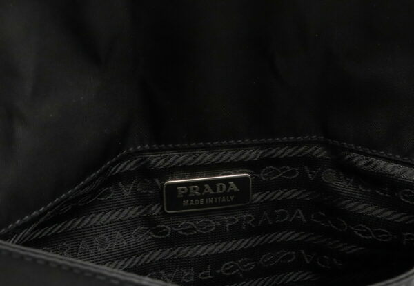 12030669 5 Prada Waist Pouch Nylon Leather Body Bag Nero Black