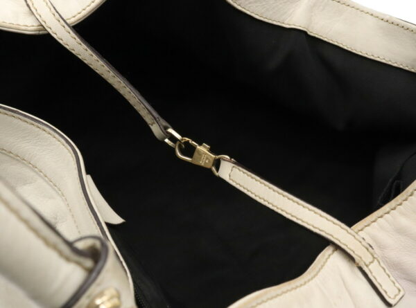 12030888 5 Gucci Abbey Shoulder Tote Bag Leather Ivory