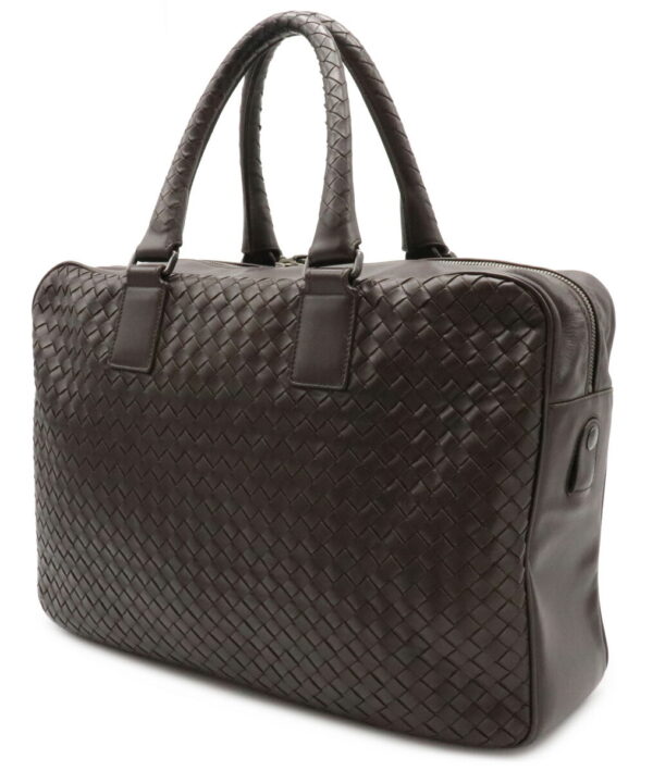 12030896 1 Bottega Veneta Intrecciato Briefcase Leather Brown