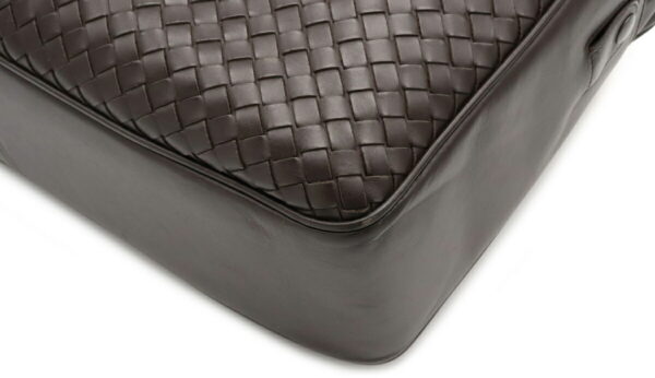 12030896 2 Bottega Veneta Intrecciato Briefcase Leather Brown