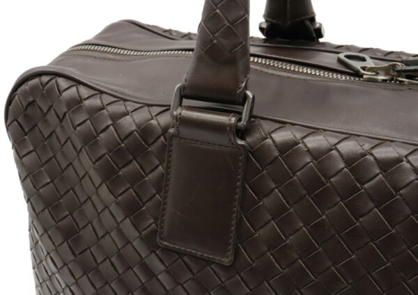 12030896 8 Bottega Veneta Intrecciato Briefcase Leather Brown