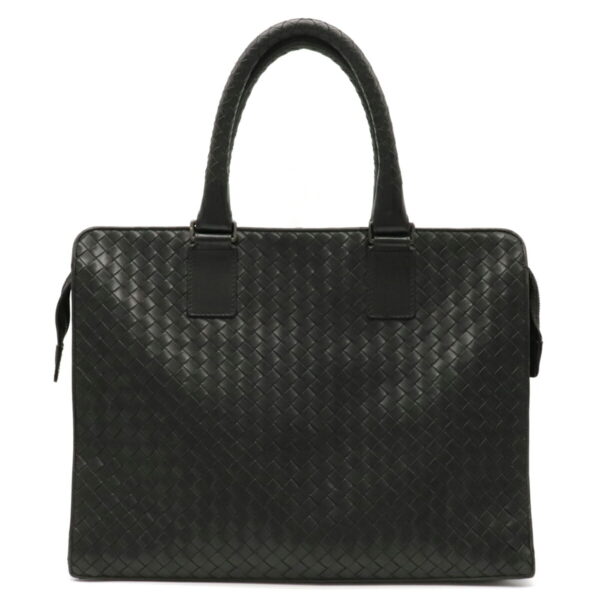 12030906 Bottega Veneta Intrecciato Business Bag Leather Black