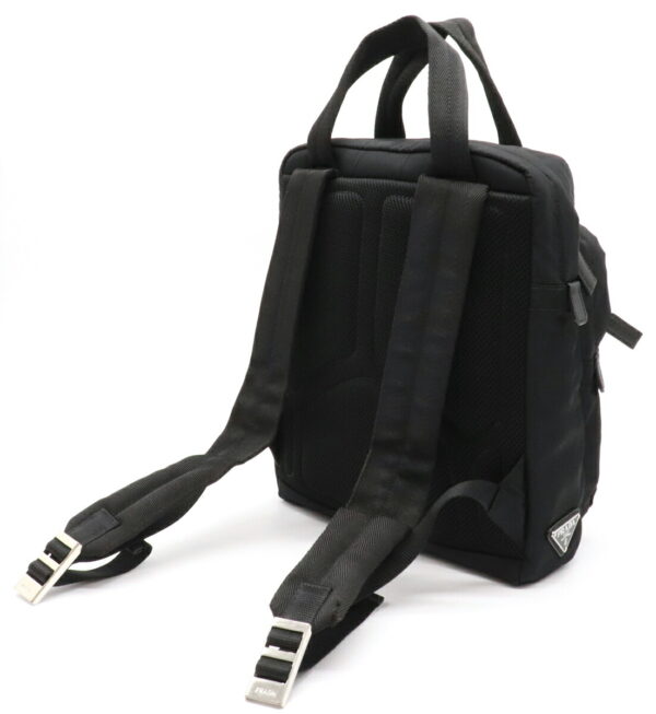 12031153 1 Prada Rucksack Daypack Nylon Shoulder Bag Nero Black