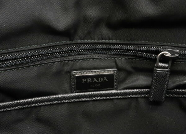 12031153 7 Prada Rucksack Daypack Nylon Shoulder Bag Nero Black