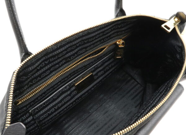 12031155 4 Prada 2WAY Crossbody Nylon Leather Shoulder Bag Nero Black