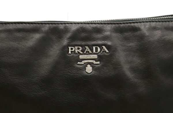 12031409 7 Prada One Shoulder Leather Shoulder Bag Nero Black