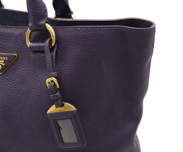 12031524 7 Prada 2WAY Leather Shoulder Bag Purple