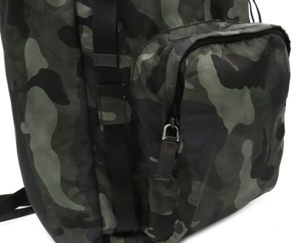 12040276 6 Prada Camouflage Nylon Rucksack Fumo Green