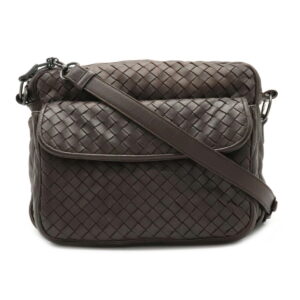 12040306 Prada Shoulder Bag Leather Black