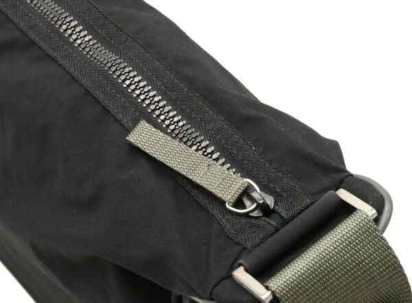 12040597 5 Prada Sports Diagonal Nylon Bag Black Gray