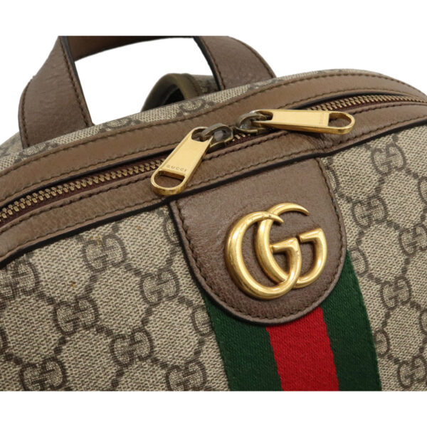 12041069 5 Gucci Ophidia GG Supreme Medium Backpack Beige Brown