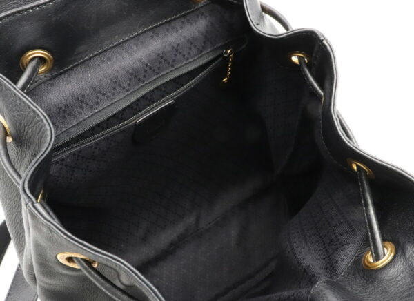 12041075 4 Gucci Bamboo Rucksack Backpack Leather Black