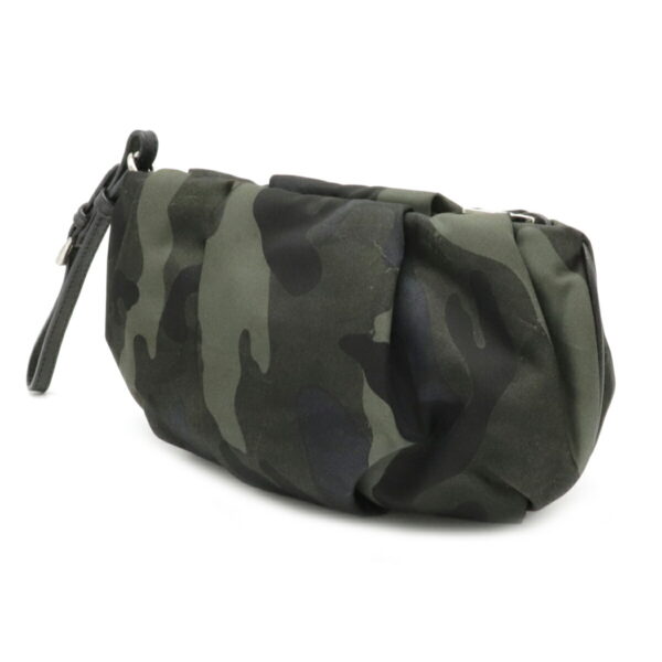 12041238 1 Prada Wristlet Camouflage Nylon Pouch