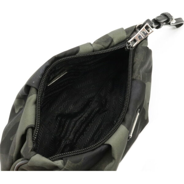 12041238 4 Prada Wristlet Camouflage Nylon Pouch