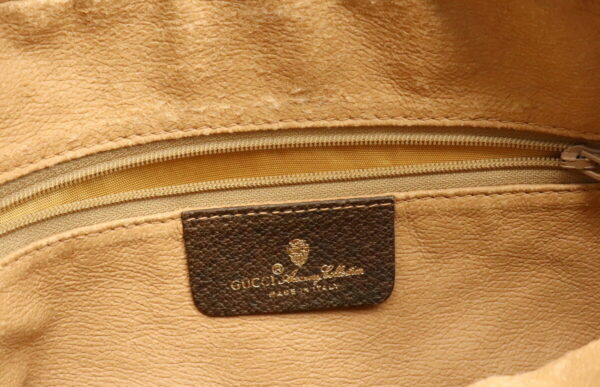 12041447 8 Gucci GG Plus Sherry Line Crossbody Bag Leather Beige