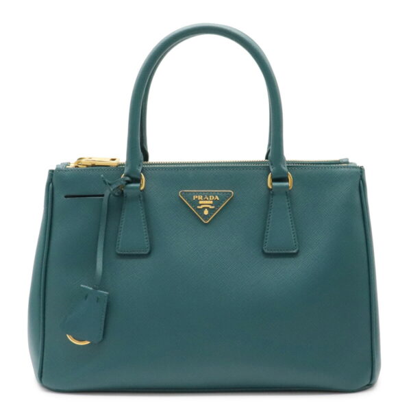 12041452 Prada Galleria Saffiano Leather Tote Bag Green