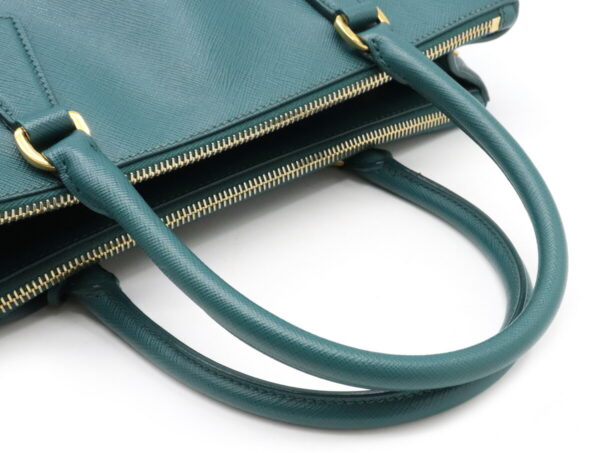 12041452 3 Prada Galleria Saffiano Leather Tote Bag Green