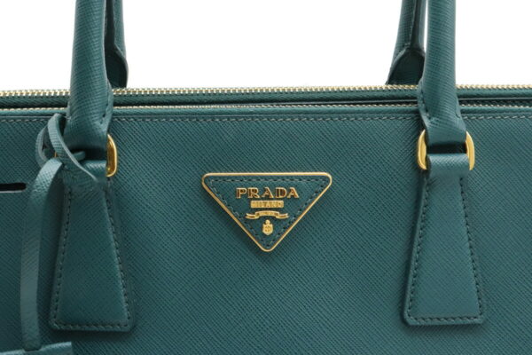 12041452 8 Prada Galleria Saffiano Leather Tote Bag Green