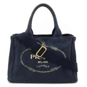 12050075 Prada Shoulder Bag Nylon Leather Black