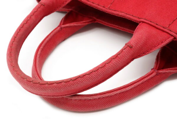 12050337 3 Prada Canapa 2WAY Tote Bag Red