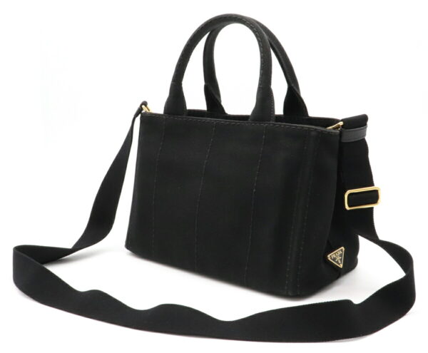 12050340 1 Prada Canapa 2WAY Tote Bag Nero Black