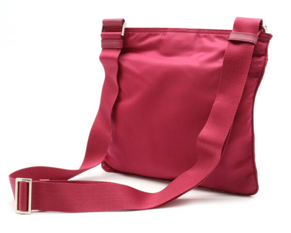 12050369 1 Prada Nylon Leather Crossbody Bag Ibisco Pink