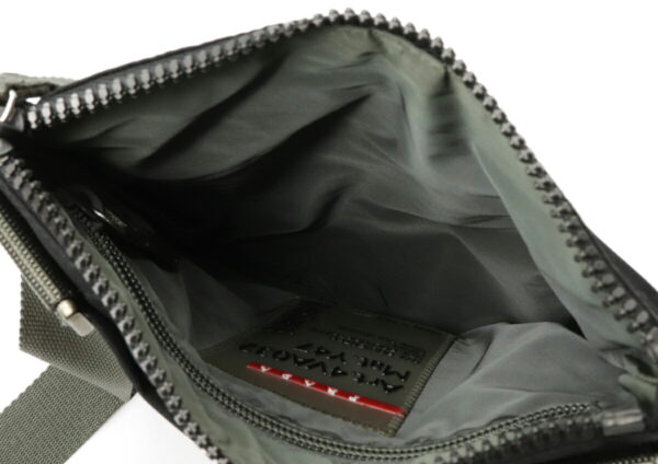 12050407 4 Prada Sports Crossbody Nylon Bag Black Gray