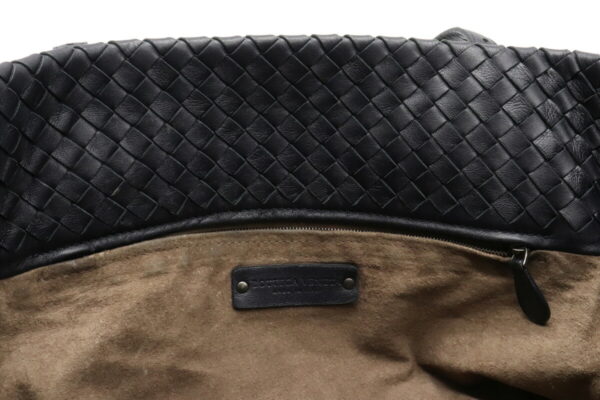 12050564 6 Bottega Veneta Intrecciato Tote Bag Shoulder Bag Leather Navy Black