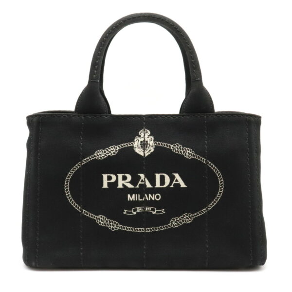 12051092 Prada Canapa Mini Canvas Tote Bag Nero Black