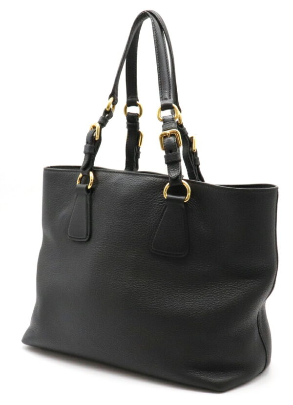 12051142 1 Prada Leather Tote Bag Nero Black