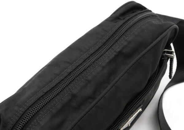 12051229 6 Prada Crossbody Nylon Leather Shoulder Bag Nero Black