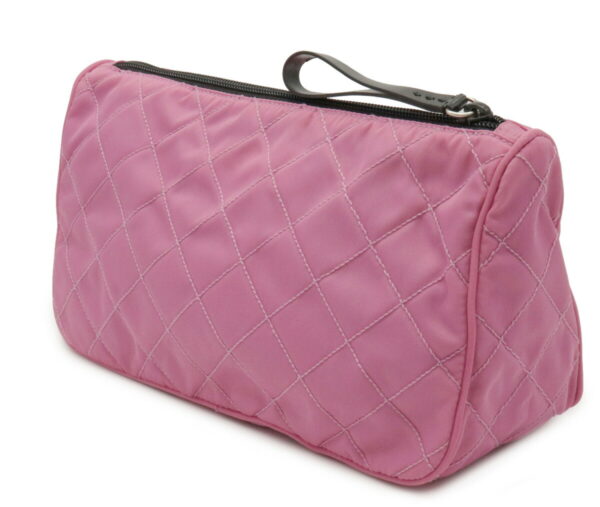 12060448 1 Prada Quilted Nylon Cosmetic Pouch Begonia Pink