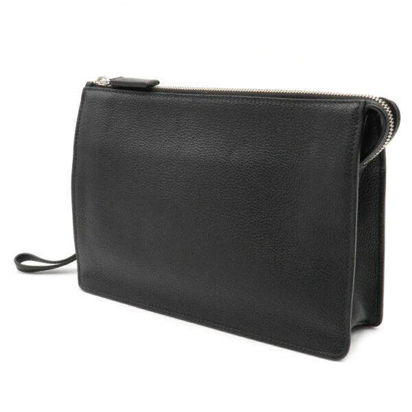 12060615 1 Prada Leather Clutch Bag Nero Black