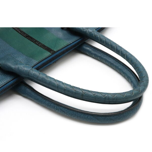 12070072 3 Bottega Veneta Bag Travel Bag Leather Blue Green