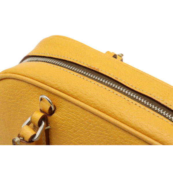 12070156 6 Prada Mini Embossed Leather Handbag Yellow