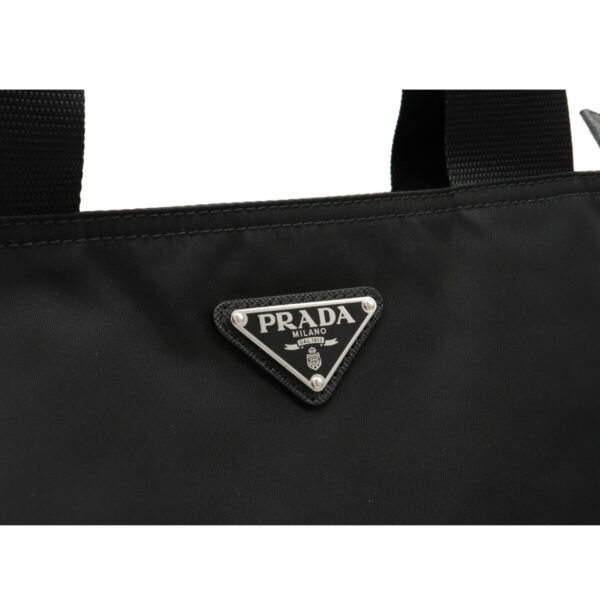 12071298 8 Prada 2WAY Nylon Leather Shoulder Bag Nero Black