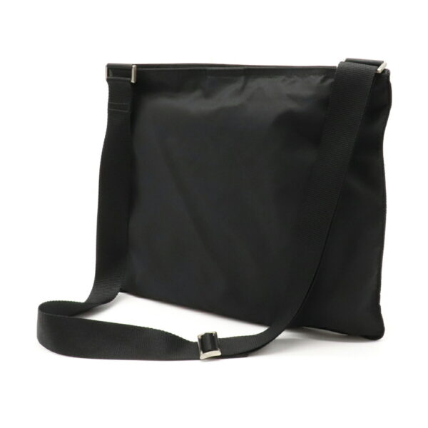 12071299 1 Prada Nylon Leather Crossbody Bag Nero Black