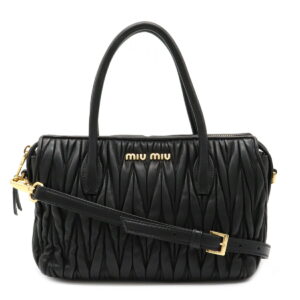 12071301 Gucci Swing Tote Bag Leather Black