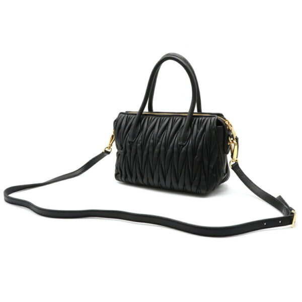 12071301 1 Miu Miu Shoulder Bag Leather Black