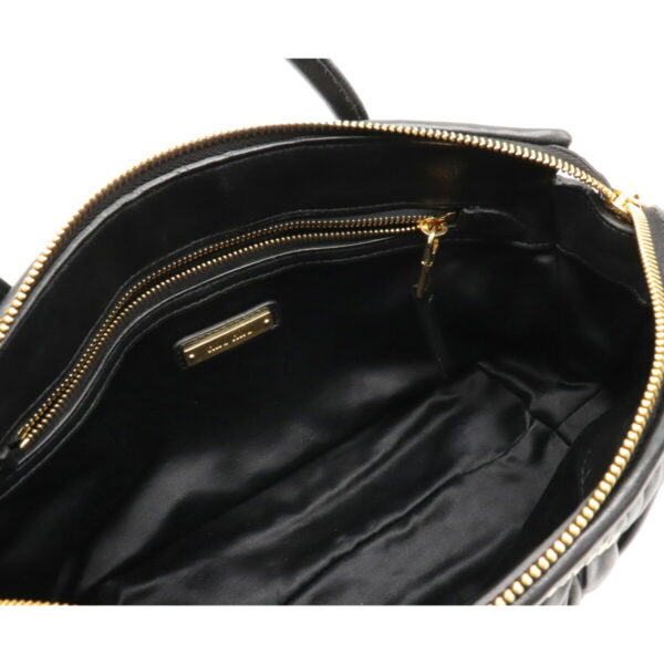 12071301 4 Miu Miu Shoulder Bag Leather Black