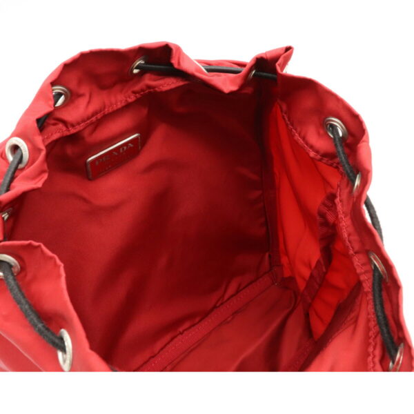 12071389 4 Prada Nylon Daypack Backpack Red