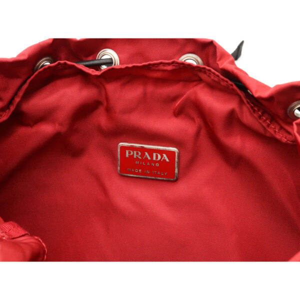 12071389 5 Prada Nylon Daypack Backpack Red