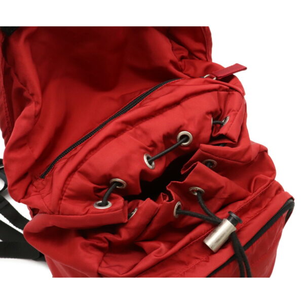 12071389 6 Prada Nylon Daypack Backpack Red