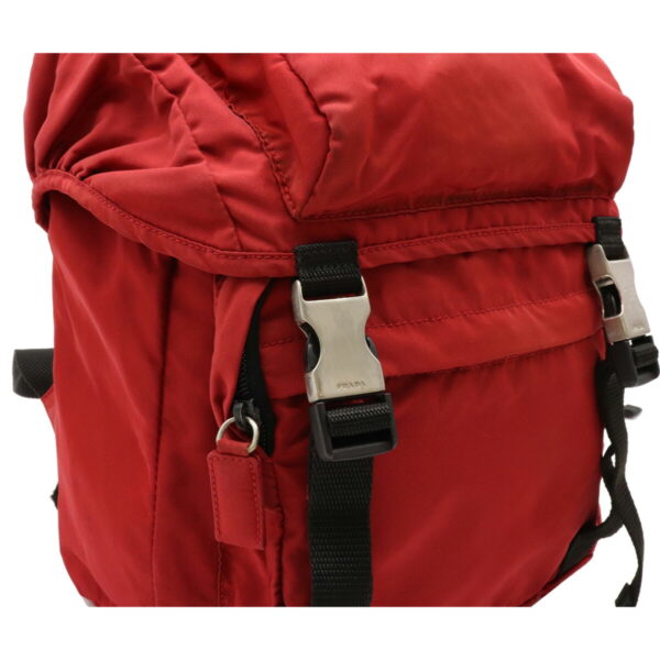 12071389 7 Prada Nylon Daypack Backpack Red