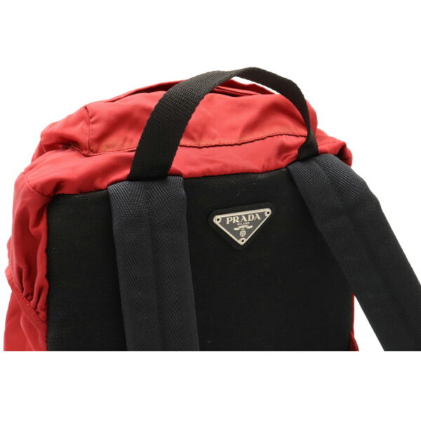 12071389 8 Prada Nylon Daypack Backpack Red