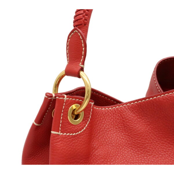 12071489 5 Prada One Shoulder Leather Shoulder Bag Red