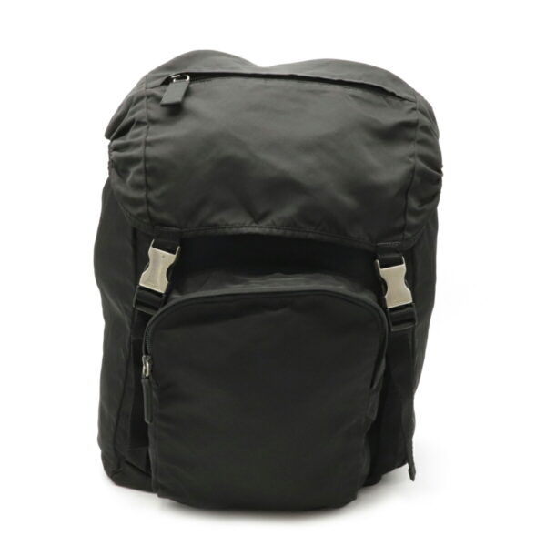 12080564 Prada Nylon Daypack Backpack Nero Black