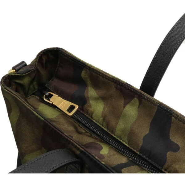 12080852 5 Prada 2WAY Camouflage Nylon Shoulder Bag Green Multicolor